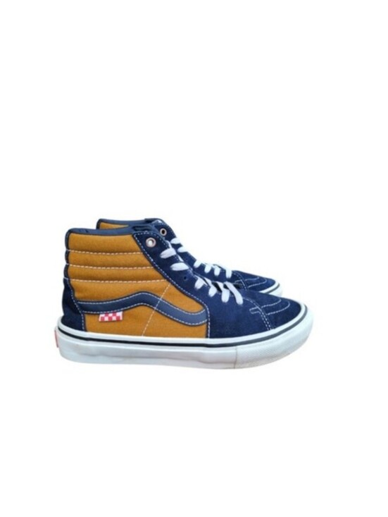 Vans Other - Vans Andrew Reynolds Blue Brown Athletic Tennis Hi Skate Sneaker Men 7.5 Wall
